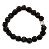 Rudraksha Buddha Mala Bracelet