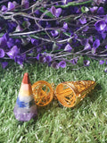 7 Chakras Pendulum in Golden Cage