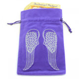Luxurious Velvet Card/Crystal Bag with Motif