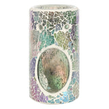 Crackled Glass Pillar Oil/Wax Melt Burner