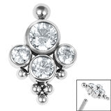 Titanium 4 Jewel Asia Trinity Top