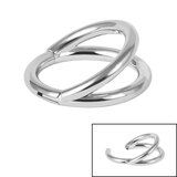 Hinged Double Band Ring