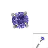 Claw Set Crystal Top