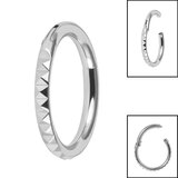 Geometric Edge Hinged Ring