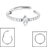 Marquise Diamond Pave Ring