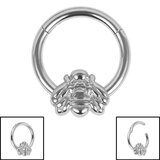 Hinged Bee Clicker Ring