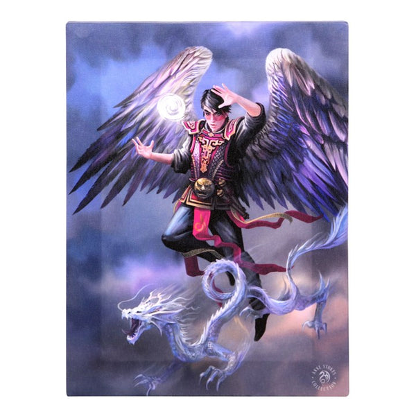 19X25cm 'AIR ELEMENT WIZARD' Canvas