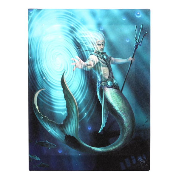 19X25cm 'WATER ELEMENT WIZARD' Canvas