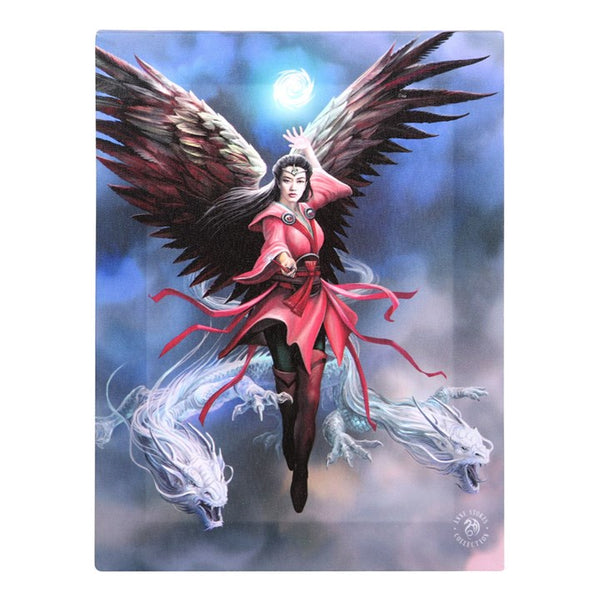19X25cm 'AIR ELEMENT SORCERESS' Canvas