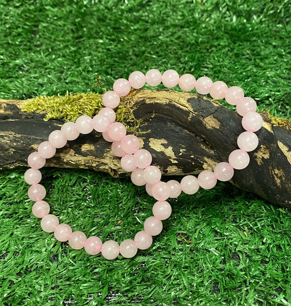 Rose Quartz Power Bead Bracelet