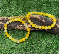 Honey Crystal Power Bead Bracelet