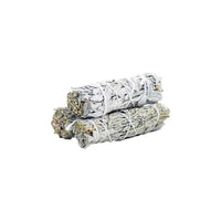 White & Blue Sage Smudge 10cm