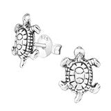 Sterling Silver Turtle Earring Stud