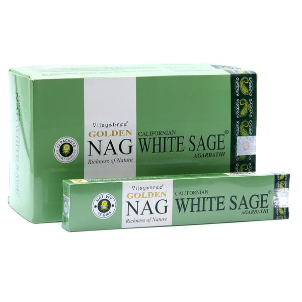 Nag Golden White Sage Incense Sticks