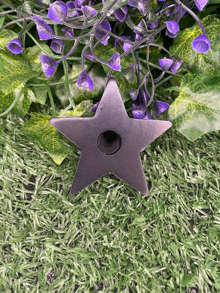Black Star Spell Candle Holder