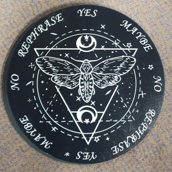 Death Moth Divination Board 10"