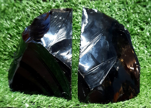 Obsidian Bookends