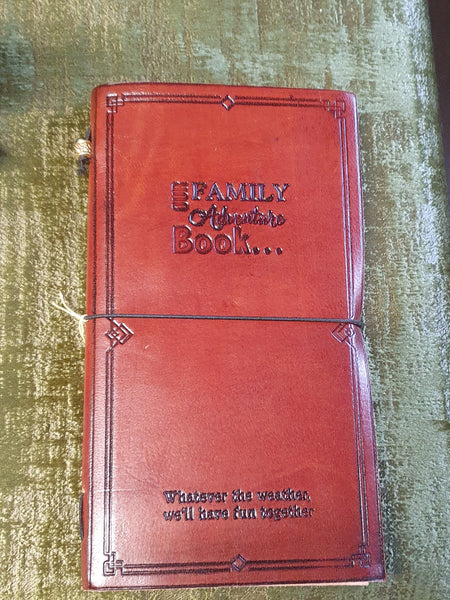 Leather Journal - 'Our Family Adventure'