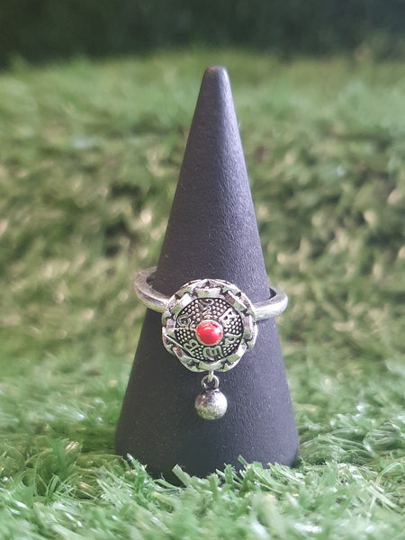 Red Stone Anti Anxiety Ring