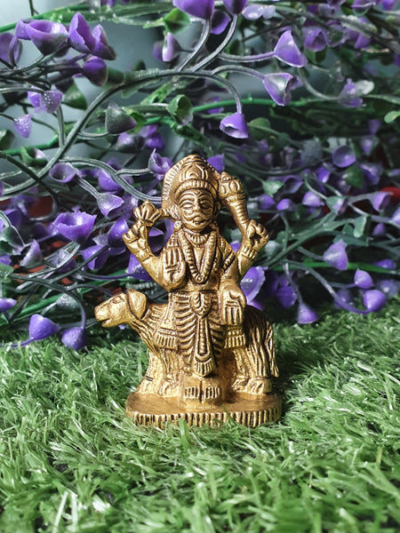 Lord Shani Brass Statue 6.5cm