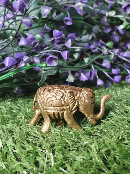 Indian Lucky Elephant Brass 3cm