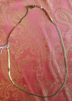 Flat Snake Chain - Gold