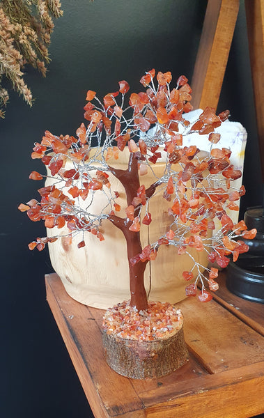 Carnelian Gemstone Tree