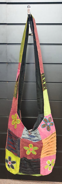Patch Print Shoulder Bag