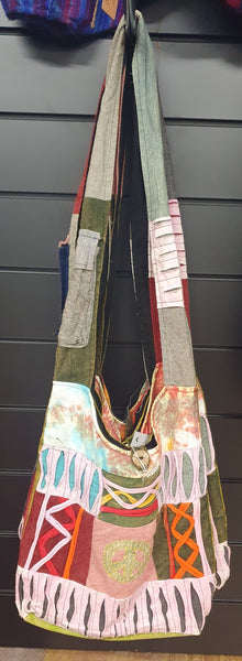 Patch Hippie Shoulder Bag