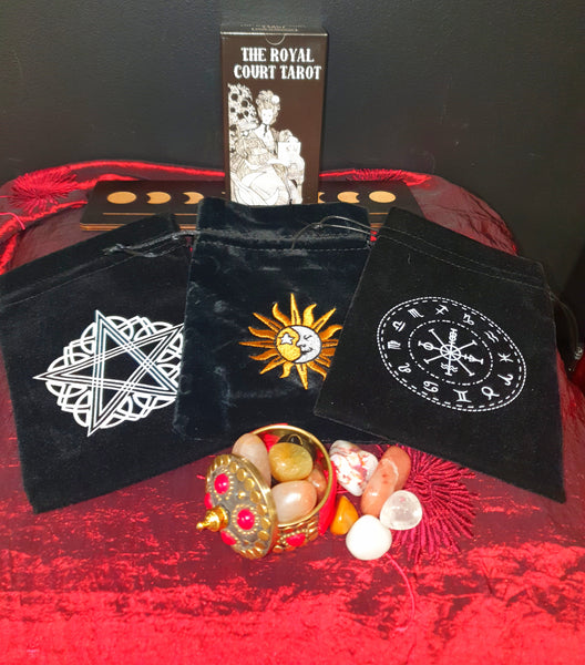 Black Velvet Tarot/Oracle Storage Bag