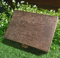 Mandala Copper Plated Box