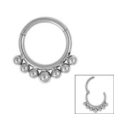 Tribal Style Hinged Ring