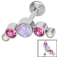Opal Candy Pink with Pink & Crystal AB