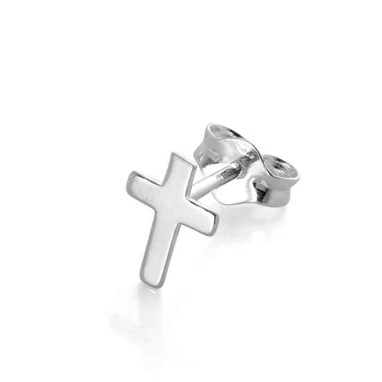 Sterling Silver Cross Earrings