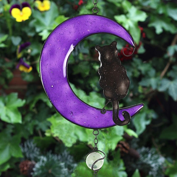 Black Cat & Moon Wind Chime