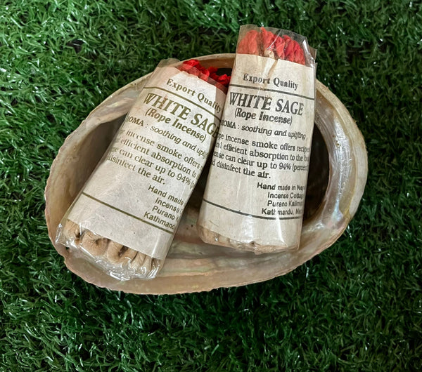 White Sage Rope Incense - Dhupaya