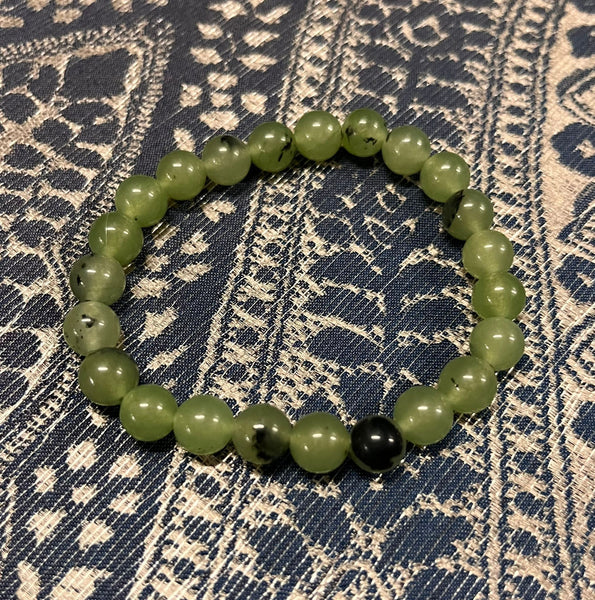 Jade Power Bead Bracelet