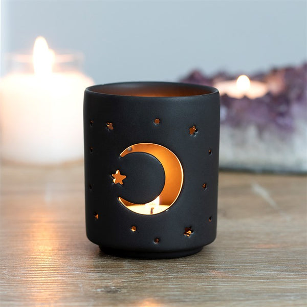 Mystical Moon / Triple Moon / Pentagram Tea Light Holders