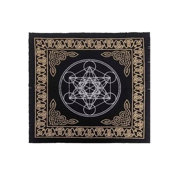 Geometric Metatron Symbol Altar Cloth 24"x24"