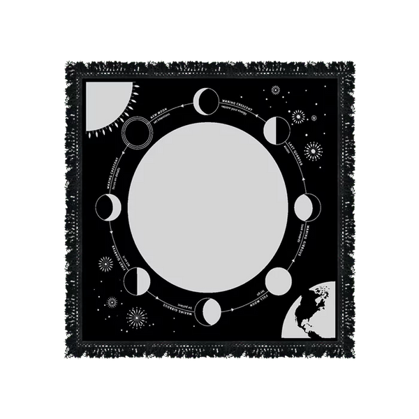 Moon Phase Altar Cloth 24"x24"