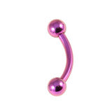 Titanium Curved Barbell