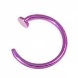 Titanium Open Nose Ring