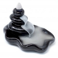 Large Pebbles into Pool -  Backflow Incense Burner