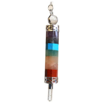 7 Chakras Wand Pendulum