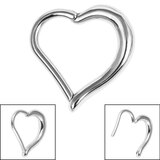 Heart Shaped Hinged Ring