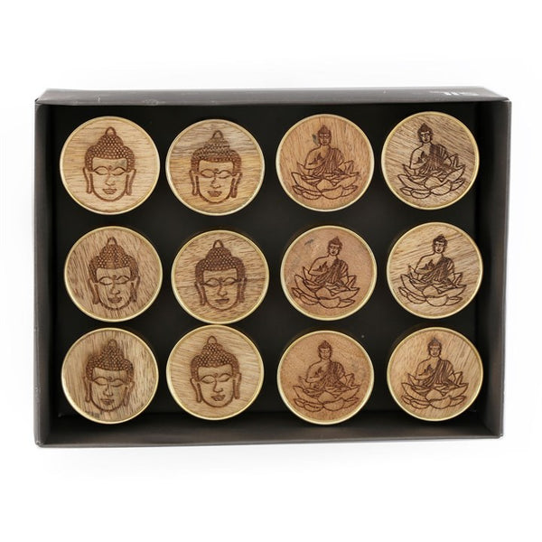 Wooden Buddha Door Knobs