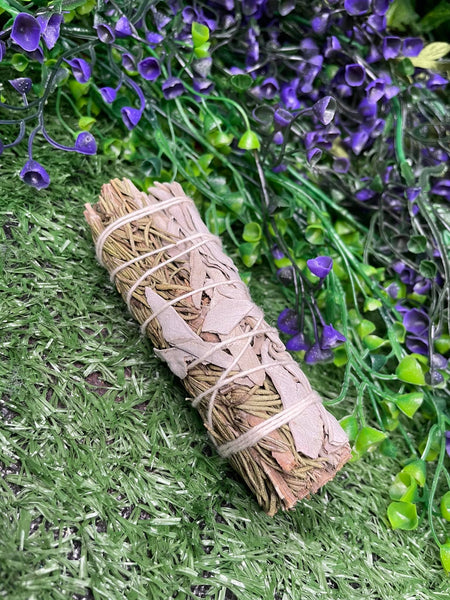 White Sage & Rosemary Smudge 10cm